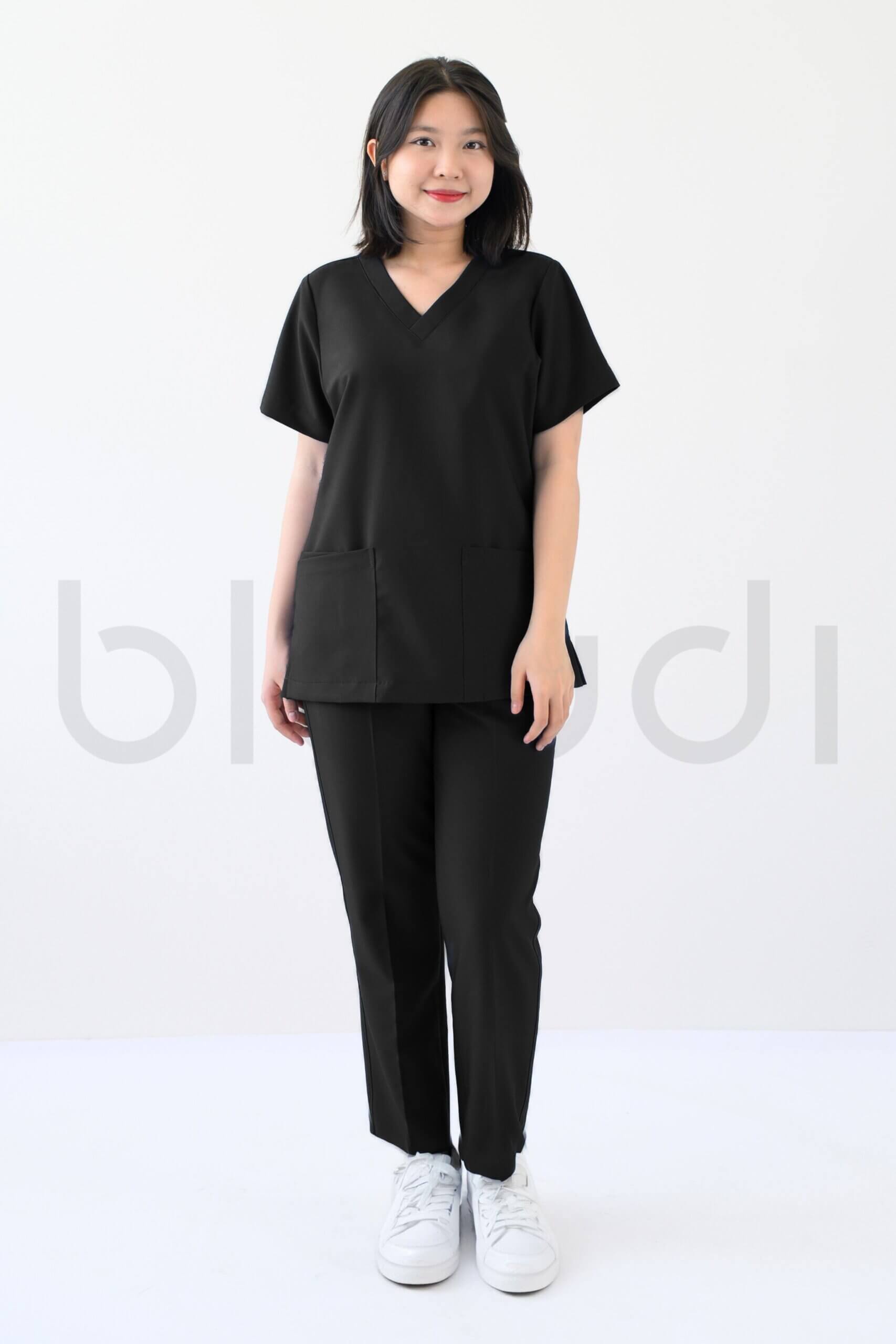 Plus Scrubs Nữ Black